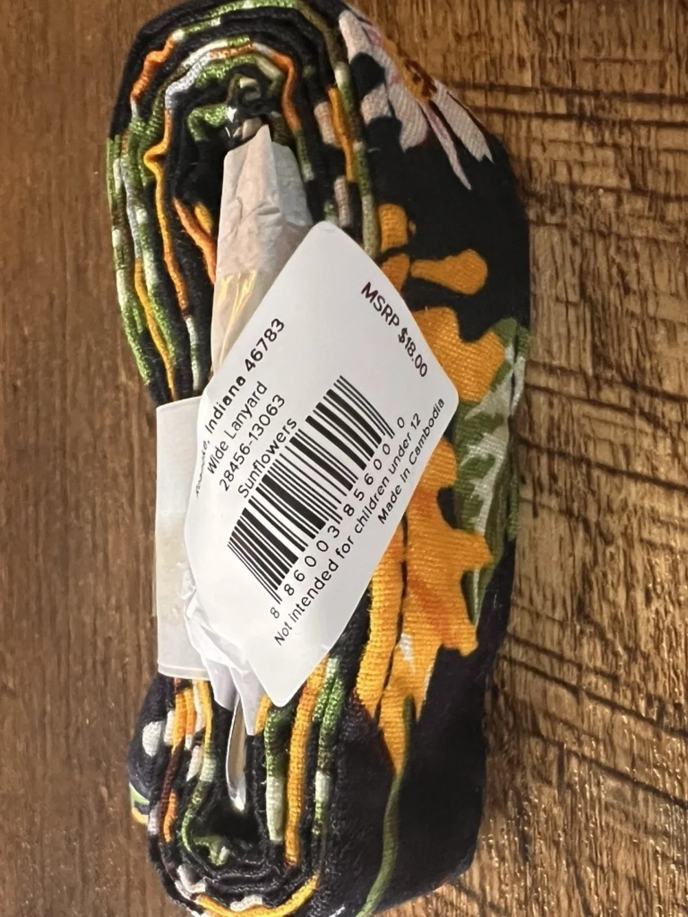 Vera Bradley Lanyard ID Badge Holder Keychain Breakaway Fabric Choose Pattern